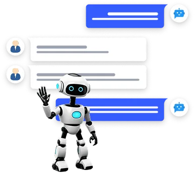 AI chatbot with human handoff