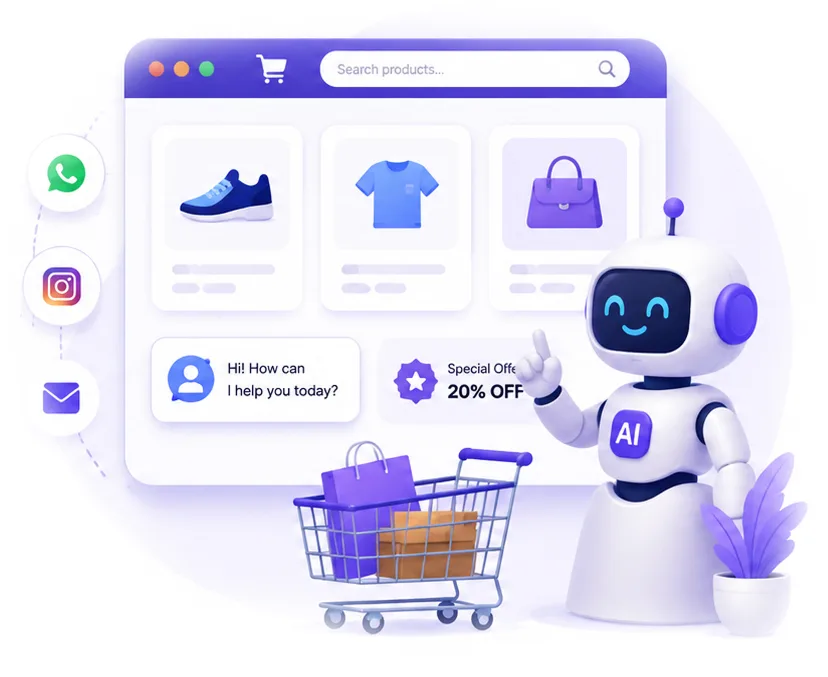 AI-powered e-commerce customer support