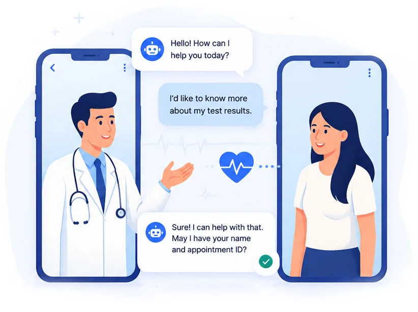 AI-powered patient communication chatbot