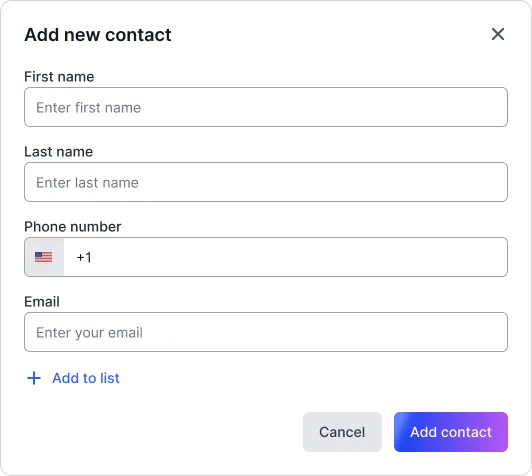 Contact management and segmentation