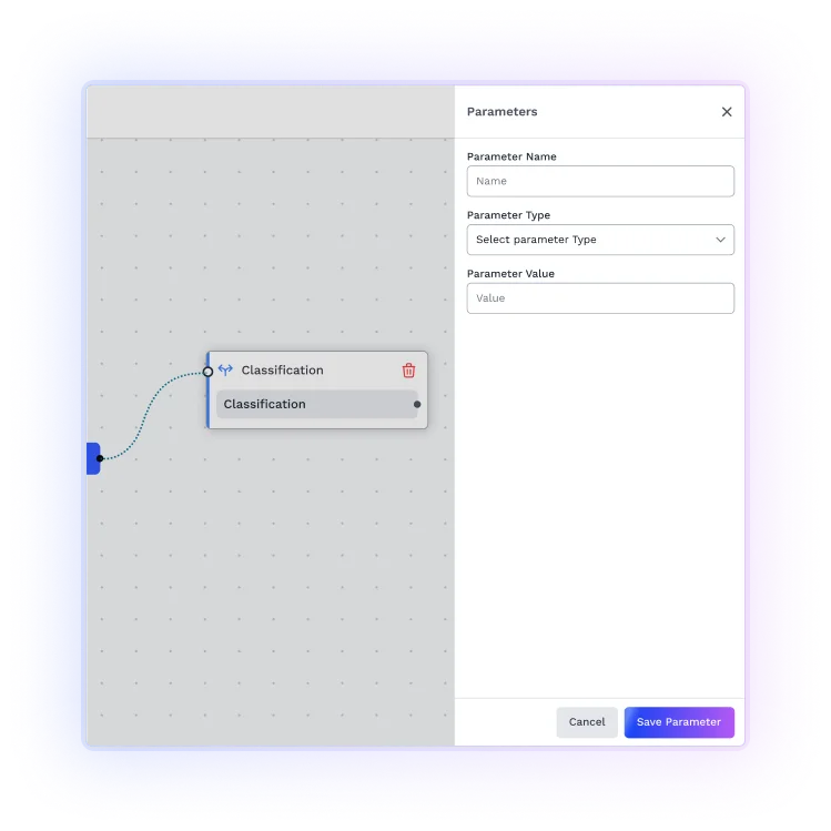 AI Studio parameter and intent management