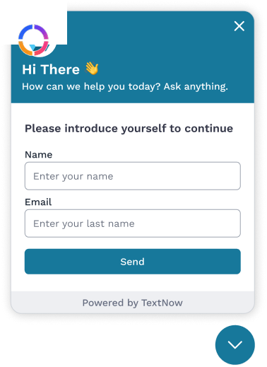 Smart AI web chat widget